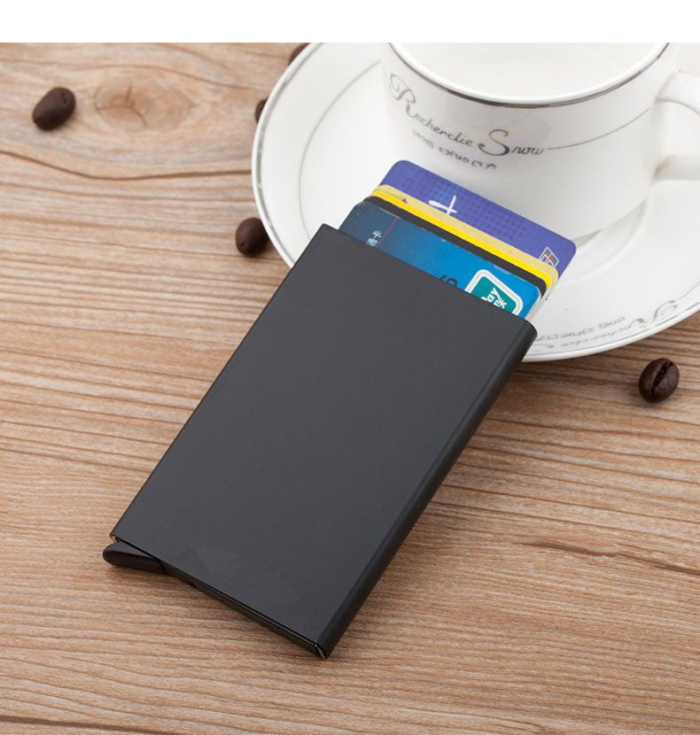 Pop-up card case and business card case