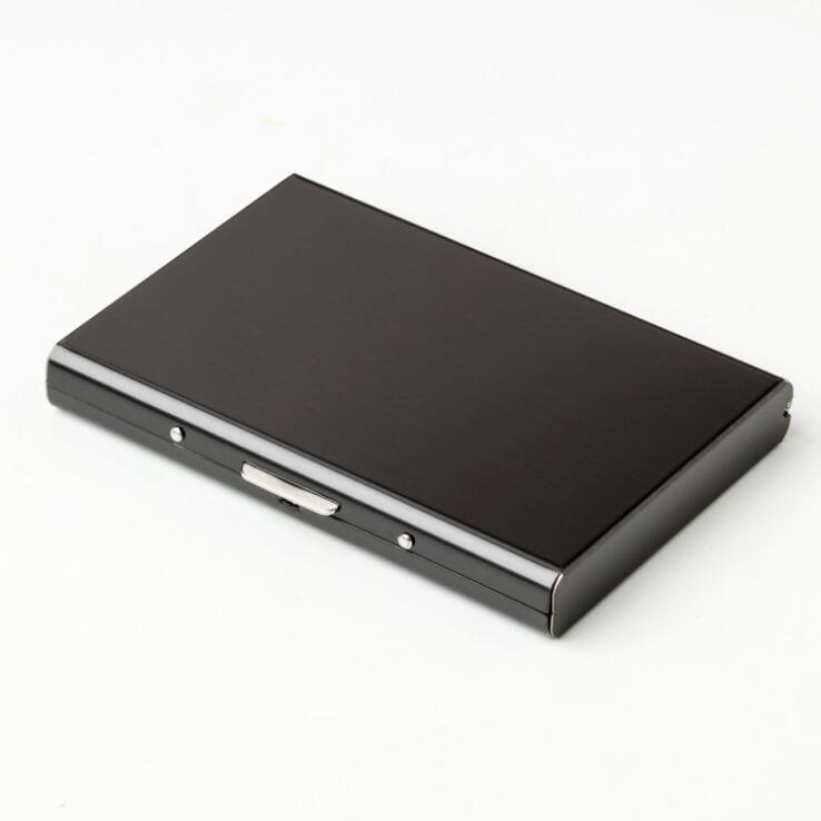 Metal business card case