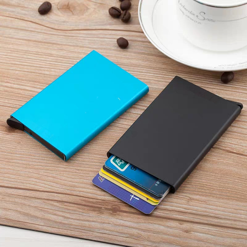 Pop-up card case and business card case