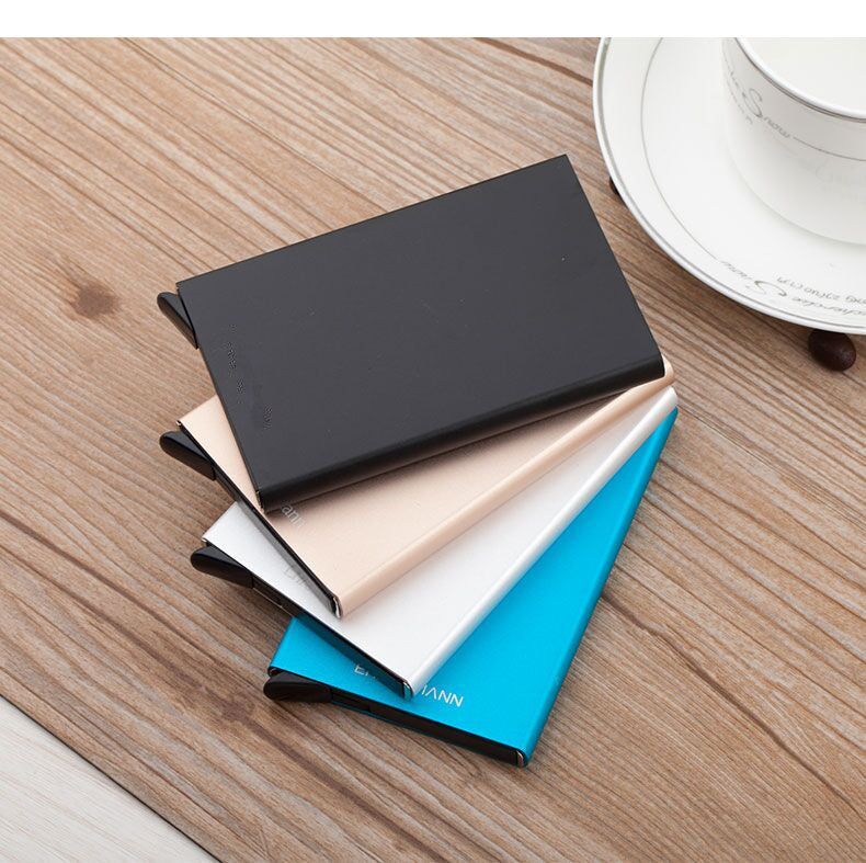 Pop-up card case and business card case