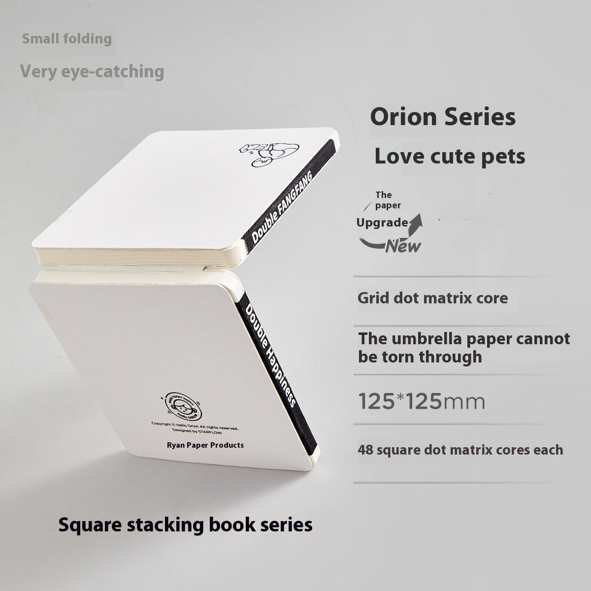 Simple Journal Book Style Stacked Book